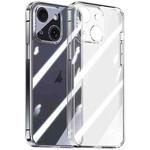 For iPhone 15 Plus Integrated Ultra-thin Crystal Glass Phone Case(Transparent)