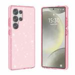 For Samsung Galaxy S25 Ultra 5G Shockproof Terminator Glitter Powder Phone Case(Pink)