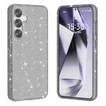 For Samsung Galaxy S25+ 5G Shockproof Terminator Glitter Powder Phone Case(Black)