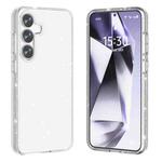 For Samsung Galaxy S25+ 5G Shockproof Terminator Glitter Powder Phone Case(White)