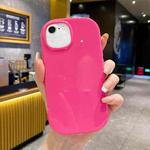 For iPhone SE 2022 / SE 2020 Glossy Soap Shape TPU Phone Case(Rose Red)