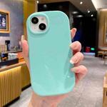 For iPhone 15 Plus Glossy Soap Shape TPU Phone Case(Green)