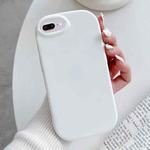 For iPhone 8 Plus / 7 Plus Frosted Soap Shape TPU Phone Case(White)
