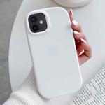 For iPhone 12 Frosted Soap Shape TPU Phone Case(White)