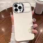 For iPhone 13 Pro Skin Feel PC Liquid Silicone Phone Case(Antique White)