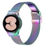 For Samsung Galaxy Watch 6 Quick Release Button Turtle Buckle Milan Watch Band(Colorful)