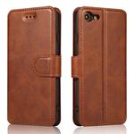 For iPhone 7 / 8 Calf Texture Magnetic Buckle Horizontal Flip Leather Case with Holder & Card Slots & Wallet & Photo Frame(Brown)