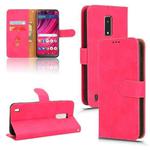 For BLU View 4 Skin Feel Magnetic Flip Leather Phone Case(Rose Red)