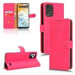 For BLU View 5 Pro Skin Feel Magnetic Flip Leather Phone Case(Rose Red)