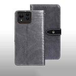 For ASUS Zenfone 11 Ultra idewei Crocodile Texture Leather Phone Case(Grey)