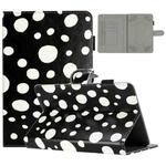 7 inch Dot Pattern Leather Tablet Case(Black White Dot)