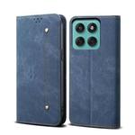 For Motorola Edge 60 Fusion Denim Texture Flip Leather Phone Case(Blue)