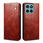 For Motorola Edge 60 Oil Wax Crazy Horse Texture Leather Phone Case(Brown)