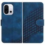 For OnePlus 13T Elephant Head Embossed Phone Leather Case with Lanyard(Royal Blue)