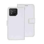 For ASUS ROG Phone 8 idewei Crazy Horse Texture Leather Phone Case(White)