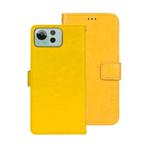 For Asus Zenfone 12 Ultra idewei Crazy Horse Texture Leather Phone Case(Yellow)