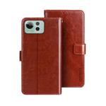 For Asus Zenfone 12 Ultra idewei Crazy Horse Texture Leather Phone Case(Brown)