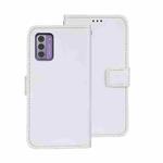 For Nokia G42 5G idewei Crazy Horse Texture Leather Phone Case with Holder(White)