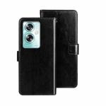 For OPPO A79 5G Global idewei Crazy Horse Texture Leather Phone Case with Holder(Black)