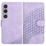 For Sony Xperia 1 VI YX0060 Elephant Head Embossed Phone Leather Case with Lanyard(Light Purple)