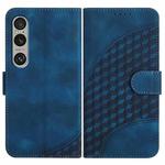 For Sony Xperia 1 VI YX0060 Elephant Head Embossed Phone Leather Case with Lanyard(Royal Blue)