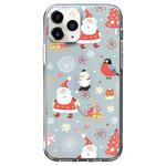 For iPhone 11 Pro Max Christmas Colored Drawing Pattern High Transparent Soft TPU Phone Case(Santa Claus)