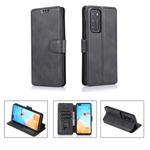 For Huawei P40 Calf Texture Magnetic Buckle Horizontal Flip Leather Case with Holder & Card Slots & Wallet & Photo Frame(Black)