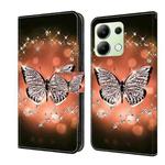 For Xiaomi Redmi Note 13 4G Crystal 3D Shockproof Protective Leather Phone Case(Crystal Butterfly)