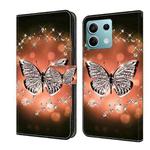 For Xiaomi Redmi Note 13  5G Crystal 3D Shockproof Protective Leather Phone Case(Crystal Butterfly)