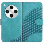 For OPPO Find X8 Pro Elephant Head Embossed Phone Leather Case with Lanyard(Light Blue)