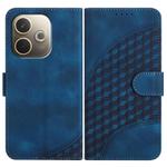 For OPPO A5 Pro 5G Elephant Head Embossed Phone Leather Case with Lanyard(Royal Blue)