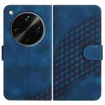 For OPPO Find X8 Ultra Elephant Head Embossed Phone Leather Case with Lanyard(Royal Blue)
