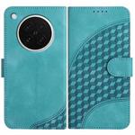 For OPPO Find X8s Elephant Head Embossed Phone Leather Case with Lanyard(Light Blue)