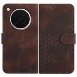 For OPPO Find X8s Elephant Head Embossed Phone Leather Case with Lanyard(Coffee)