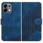 For OPPO K13 5G Elephant Head Embossed Phone Leather Case with Lanyard(Royal Blue)