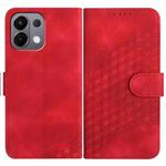 For OPPO K13 5G Elephant Head Embossed Phone Leather Case with Lanyard(Red)