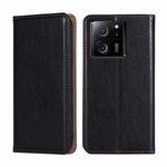 For Xiaomi Redmi K60 Ultra Gloss Oil Solid Color Magnetic Leather Phone Case(Black)