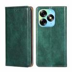For Itel S23 Plus 4G Gloss Oil Solid Color Magnetic Leather Phone Case(Green)