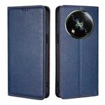 For Itel RS4 4G Gloss Oil Solid Color Magnetic Leather Phone Case(Blue)