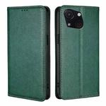 For Itel A50C 4G Gloss Oil Solid Color Magnetic Leather Phone Case(Green)