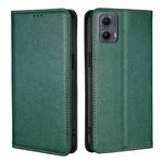 For Motorola Edge 5G 2024 Gloss Oil Solid Color Magnetic Leather Phone Case(Green)