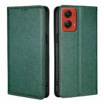 For Motorola Moto G Stylus 5G 2024 Gloss Oil Solid Color Magnetic Leather Phone Case(Green)