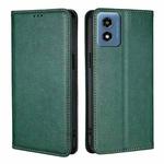 For Motorola Moto G 5G 2024 Gloss Oil Solid Color Magnetic Leather Phone Case(Green)