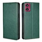 For Motorola Edge 50 Fusion 5G Gloss Oil Solid Color Magnetic Leather Phone Case(Green)