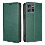 For Motorola Edge 50 Neo 5G Gloss Oil Solid Color Magnetic Leather Phone Case(Green)