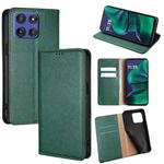 For Motorola Moto G Stylus 5G 2025 Gloss Oil Solid Color Magnetic Leather Phone Case(Green)