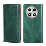 For OPPO A2 Pro 5G Gloss Oil Solid Color Magnetic Leather Phone Case(Green)