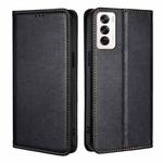 For OPPO Reno12 5G Global Gloss Oil Solid Color Magnetic Leather Phone Case(Black)