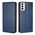 For OPPO Reno12 5G Global Gloss Oil Solid Color Magnetic Leather Phone Case(Blue)