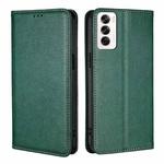 For OPPO Reno12 5G Global Gloss Oil Solid Color Magnetic Leather Phone Case(Green)